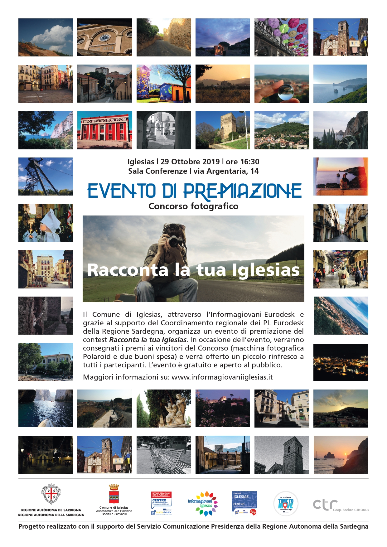 Evento di premiazione del Concorso Fotografico “Racconta la tua Iglesias”