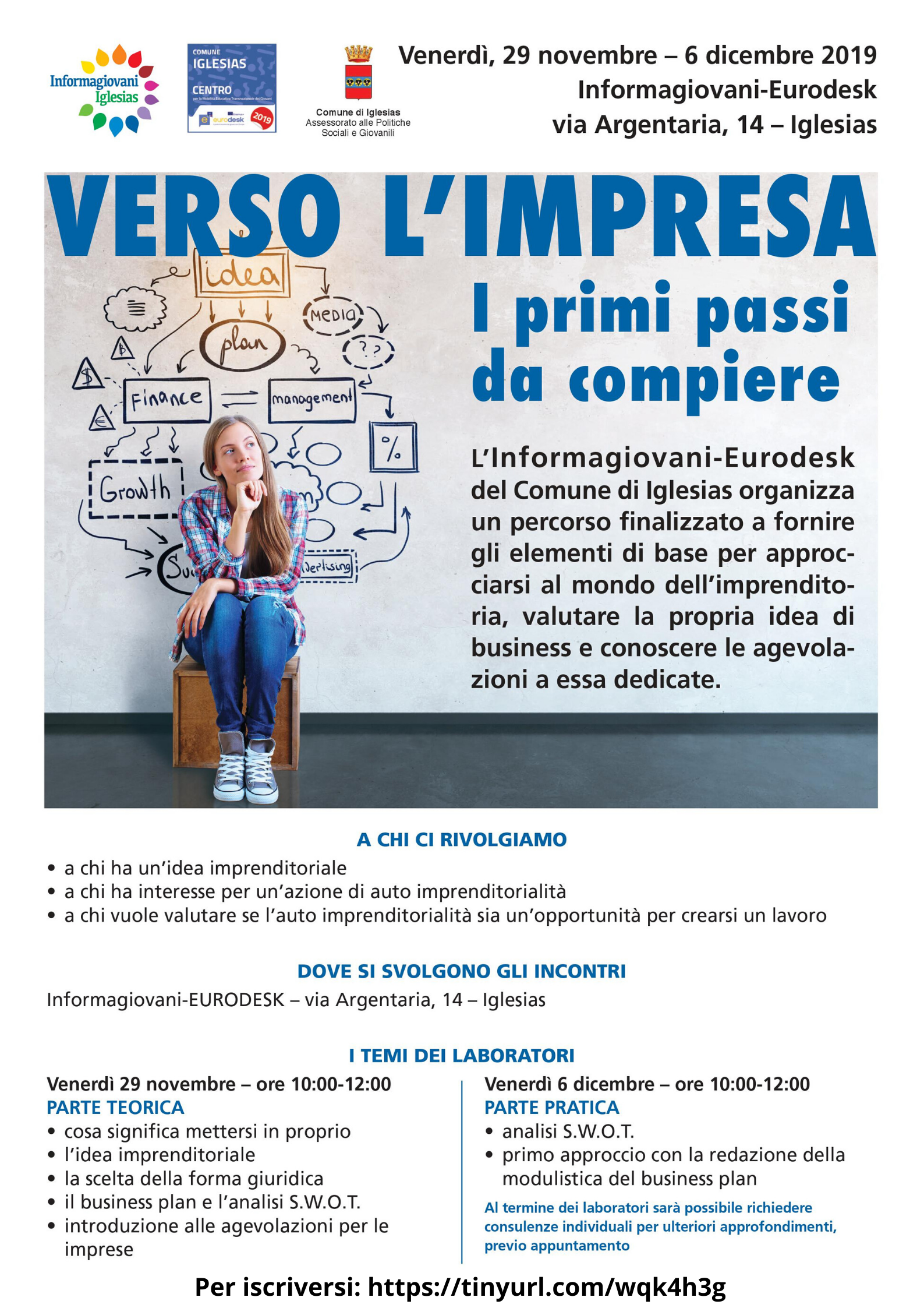 VERSO L’IMPRESA – I primi passi da compiere