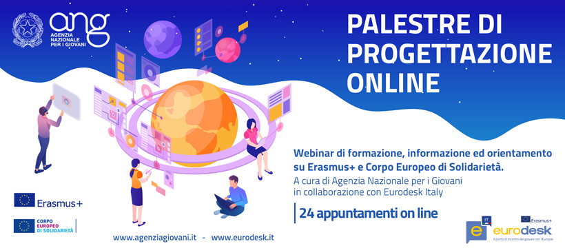 Palestre di progettazione: seminari gratuiti organizzati dall’ANG e Eurodesk per associazioni e giovani