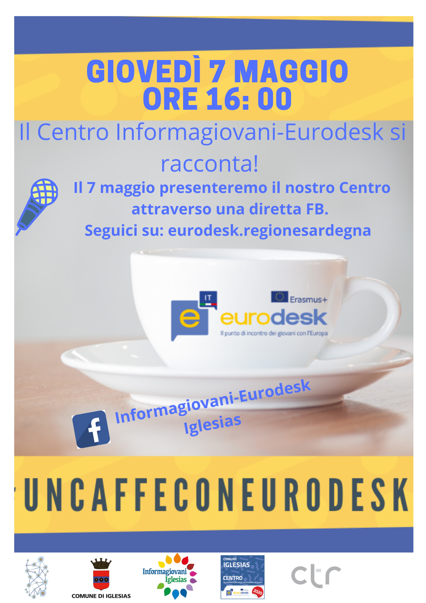 Un caffè con Eurodesk: Giovedì 7 maggio ore 16:00