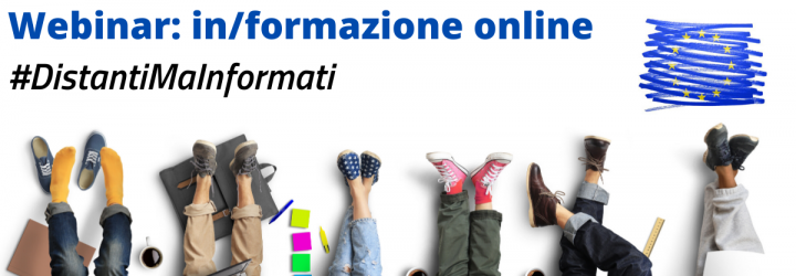 #DistantiMaInformati: ciclo di seminari gratuiti su opportunità per i giovani