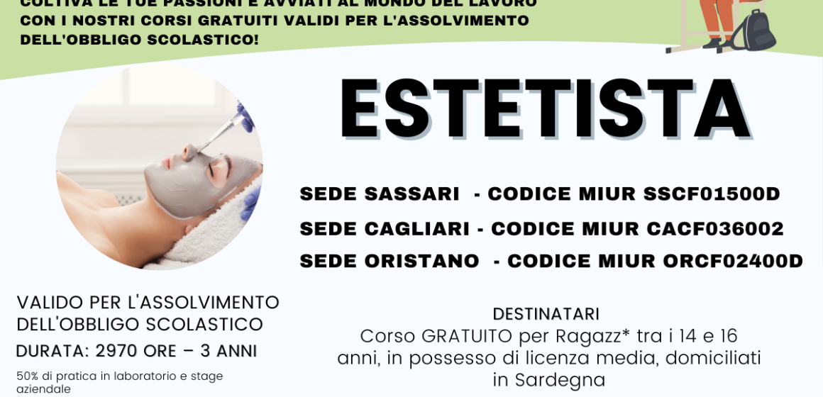 “Operatore del Benessere: indirizzo estetica”