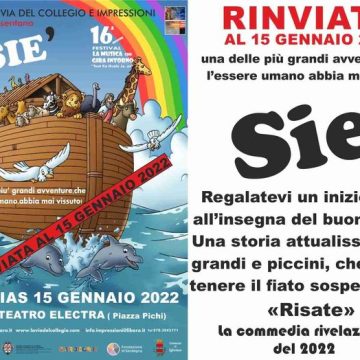 RINVIO SPETTACOLO TEATRALE SIE