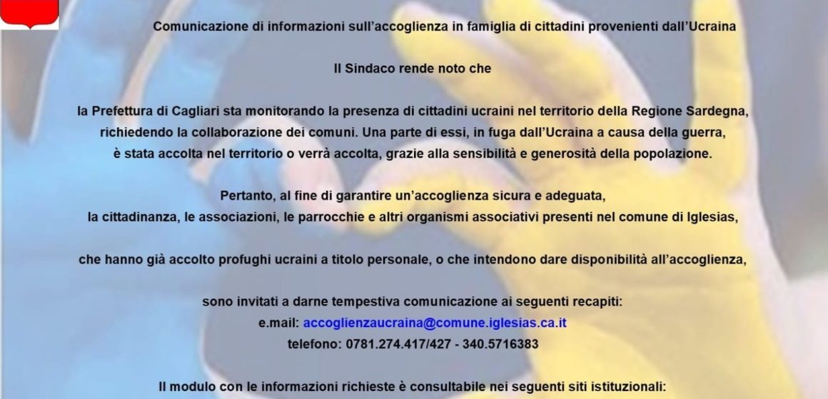 *****ATTENZIONE EMERGENZA UCRAINA*****