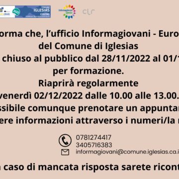 Immagine Informagiovani Eurodesk del Comune di Iglesias