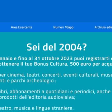 18APP PER I NATI NEL 2004