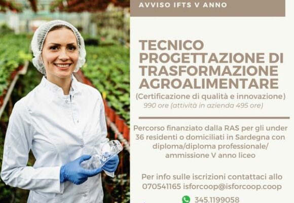 CORSI DI FORMAZIONE: IFTS – ISFORCOOP