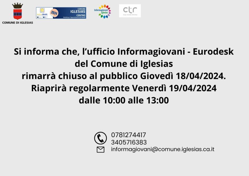 Immagine Ufficio Informagiovani Eurodesk Iglesias